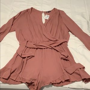 Dusty rose romper